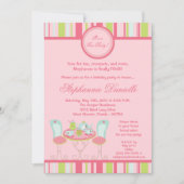 5x7トレンディーシックティーパーティー誕生日部招待状 招待状 (正面)