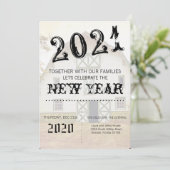 5x7ニューイヤーイブ招待状サンセットバーンカントリー 招待状 (スタンド正面)