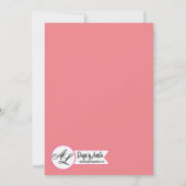 5x7ニューイヤーイブ招待状ボヘミアンサボスサック 招待状 (裏面)