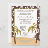 5x7ハワイアンハンモックトゥーカンベビーシャワー招待状 招待状 (正面)