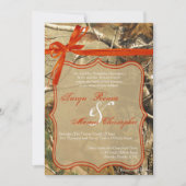 5x7ハンターズカモフルージ迷彩柄結婚式招待状 招待状 (正面)