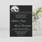 5x7ハンターズムーンディアバックドゥ結婚式招待状 招待状 (スタンド正面)