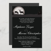 5x7ハンターズムーンディアバックドゥ結婚式招待状 招待状 (正面/裏面)