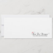 5x7バタフライキンセアニェラ誕生日招待状 招待状 (裏面)