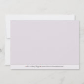 5X7バロック式の紫色かブラウンの2写真の保存日付 セーブザデート (裏面)