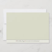 5X7バロック式の賢人かブラウンの2写真の保存日付 セーブザデート (裏面)