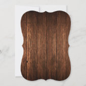 5x7バーンウッドカントリー素朴結婚式招待状 招待状 (裏面)