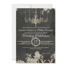 5x7パリシャルボードヴィンテージシャンデリアタイポグラフィ