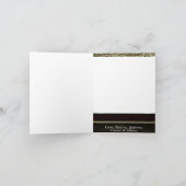 5x7パーソナライズな折る写真のクリスマスカード シーズンカード (内部)