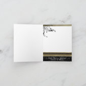 5x7パーソナライズな折る写真のクリスマスカード シーズンカード (内部)