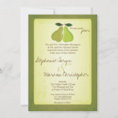5x7パーフェクトナシフルーツヴィンテージウェディング招待状 招待状 (正面)