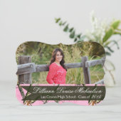 5x7ピンクハンターズ迷彩柄カモフララ上級案内 案内状 (スタンド正面)