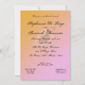 5x7フローラフラワーエレガファンシーントウェディング招待状 招待状 (正面)