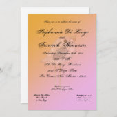 5x7フローラフラワーエレガファンシーントウェディング招待状 招待状 (正面/裏面)