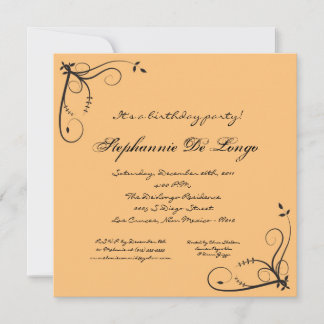 5x7フローラフラワーエレガファンシーントウェディング招待状 招待状