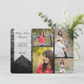 5x7ブラックブリック建物ウォール上級者向け発表 案内状 (スタンド正面)