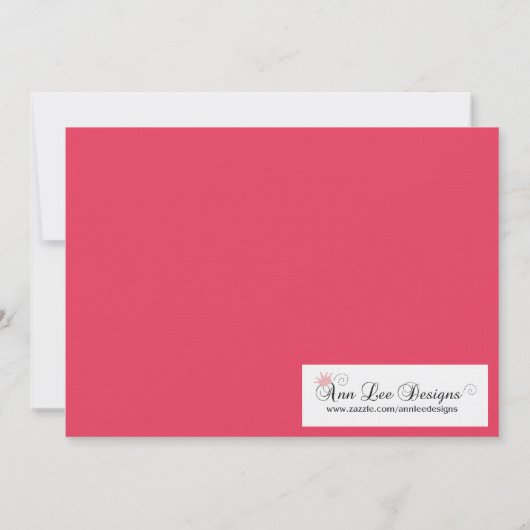 5x7ブラックマスカレードスウィート16誕生日招待状 招待状 (裏面)