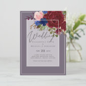 5x7ブルゴーニュの夢ブルーピンク結婚の予算 (スタンド正面)