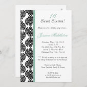 5x7ブルーダマスク誕生日パーティーの招待 招待状 (正面/裏面)