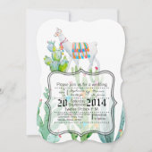 5x7プライド結婚式招待状ボホラマボヘミアンC 招待状 (正面)