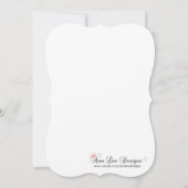 5x7ベビーシャワー招待状ディアドードバックウッドランド 招待状 (裏面)