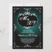 5x7ペンダントブローチキンセアニェラ誕生日招待状 招待状 (正面)