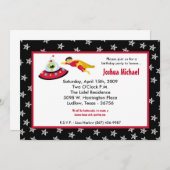 5x7ボーイ·ヒーロ·バースデすごいー·パーティーの招待 招待状 (正面/裏面)