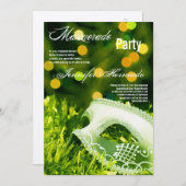 5x7マスカレードキンセアニェラ誕生日招待状 招待状 (正面/裏面)