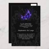 5x7マスカレードキンセアニェラ誕生日招待状 招待状 (正面/裏面)