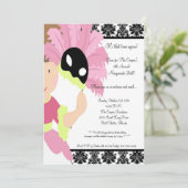 5x7マスカレードボールハロウィーンBashパーティの招待状 招待状 (スタンド正面)