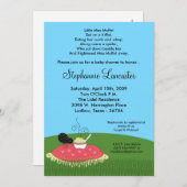 5x7マフェット恋しく思子供部屋ベビーシャワー招待状 招待状 (正面/裏面)