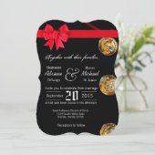 5x7マリンドレスブルースユニフォーム結婚式招待状 招待状 (スタンド正面)