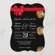 5x7マリンドレスブルースユニフォーム結婚式招待状