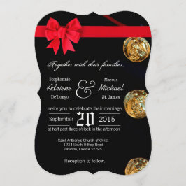 5x7マリンドレスブルースユニフォーム結婚式招待状 招待状