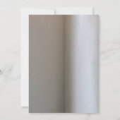 5x7メイスンジャールシャンデリアロウソク結婚式招待状 招待状 (裏面)