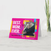 5x7モダンインチカスタムフォトマザーのデイカード カード (正面)