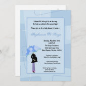 5x7モダンmomショッピングモダンベビーシャワー招待状 招待状 (正面/裏面)