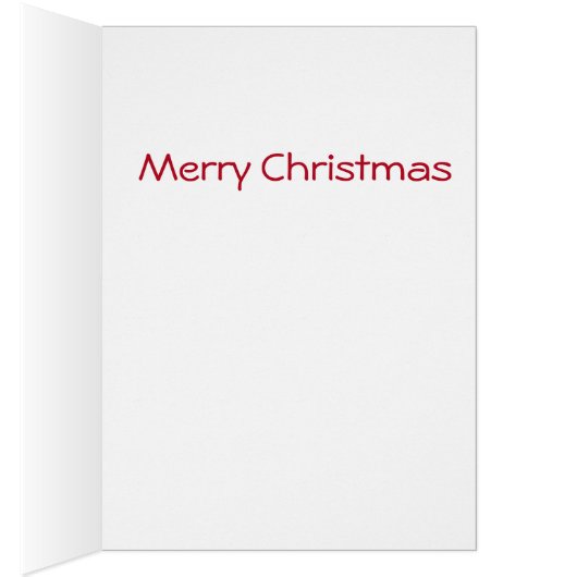 5x7ラスベガスのクリスマスカード自分でカスタマイズ (内側 (右))