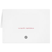 5x7ラスベガスのクリスマスカード (裏面横)