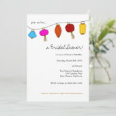 5x7ランタ中国のン招待状 招待状 (スタンド正面)