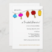 5x7ランタ中国のン招待状 招待状 (正面/裏面)