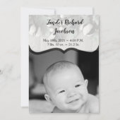 5x7写真誕生のお知らせ陸軍の綿花工場ber 案内状 (正面)