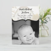 5x7写真誕生発表陸軍サンセットバーンクン 案内状 (スタンド正面)