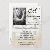 5x7卒業パーツ招待状サンセットバーンカントリー 招待状 (正面/裏面)