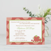 5x7夏時間の新鮮な果物のベビーシャワーの招待状 招待状 (スタンド正面)