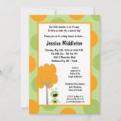 5x7小さいモンスターのベビーシャワーの招待状 招待状 (正面)