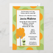 5x7小さいモンスターのベビーシャワーの招待状 招待状 (正面/裏面)