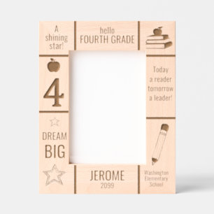 5x7小学4年生フォトカスタム レーザー彫刻フレーム