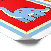 5X7恐竜ウォールアートコレクション ポスター (角)