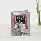 5x7折りパーソナライズされた畳みフォトクリスマスカード シーズンカード (正面)